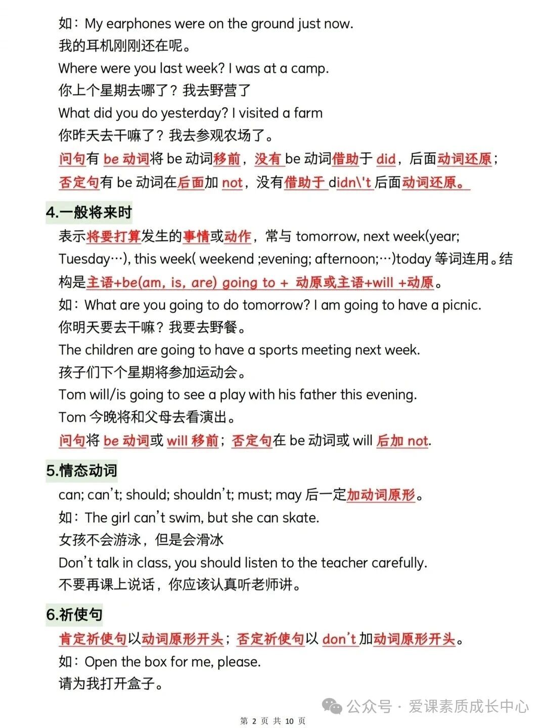 小学英语语法知识